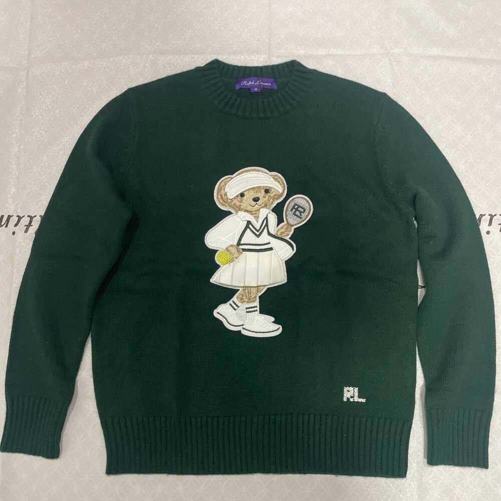 Polo Ralph Lauren Dark GreenTennis Bear Sweater